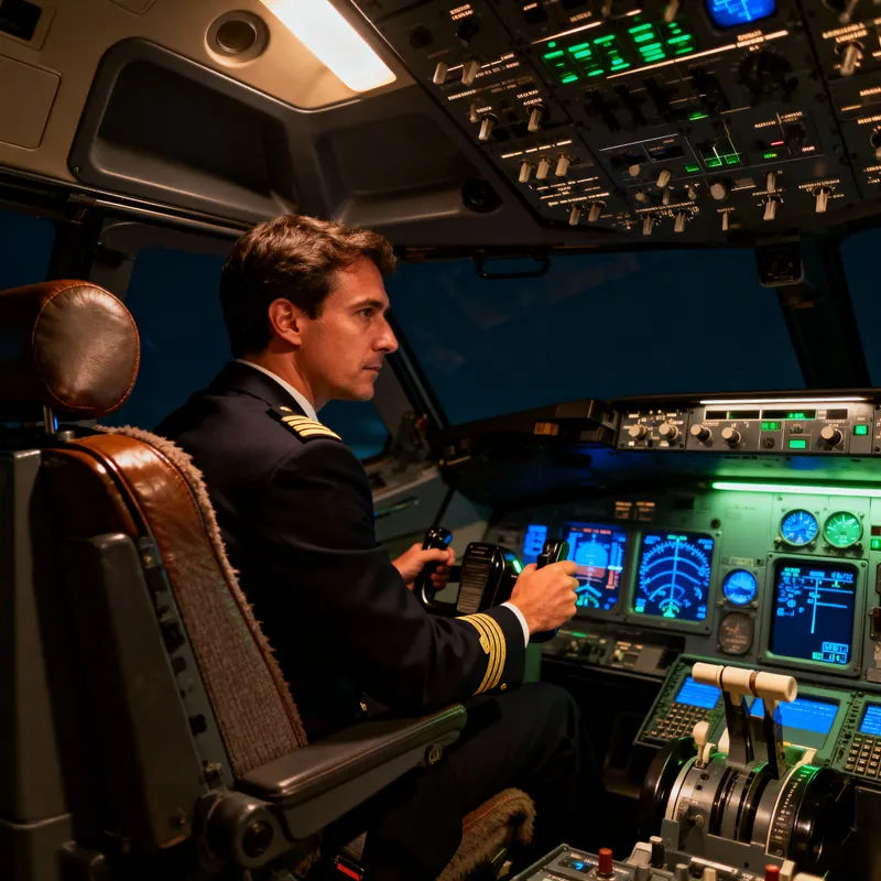 Captain in Cockpit: A Leader in Action