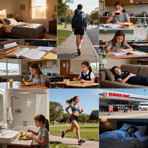 A Day in the Life of a Busy Student