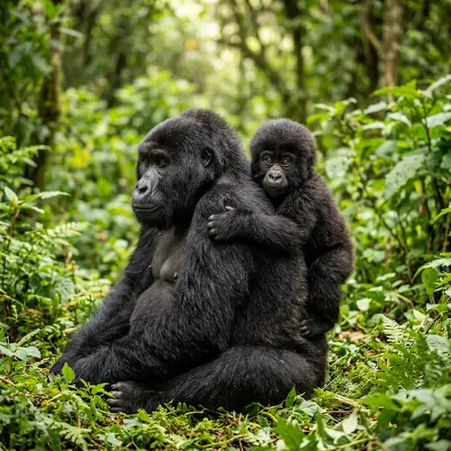 Adorable Baby Gorilla Images & Facts