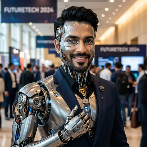 Charismatic Robot Inspired by Actor Rahul Rai