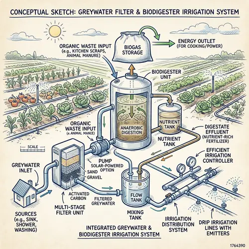 Conceptual Machine for Greywater Filtration & Energy