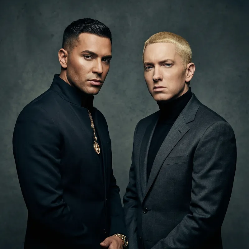 Luciano & Eminem: Stunning Celebrity Portrait