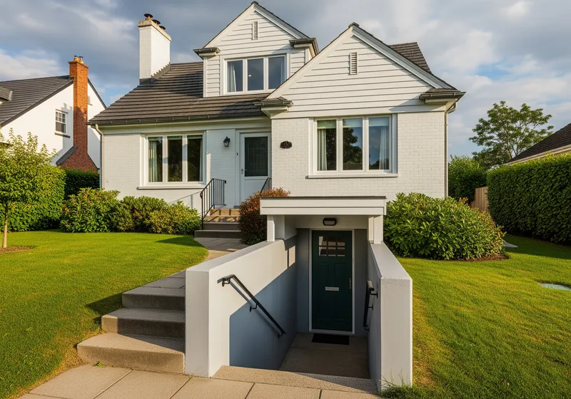 Single-Story Home with Basement Access