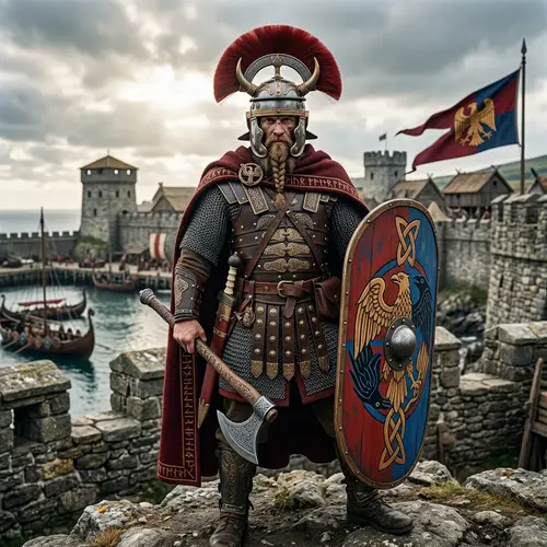 13th Century Empire Soldier: Roman Centurion-Viking Raider Blend