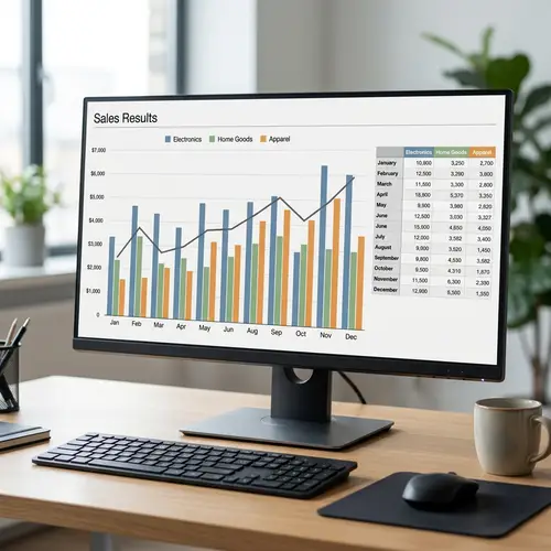 Sales Results Chart | Company Performance Analysis