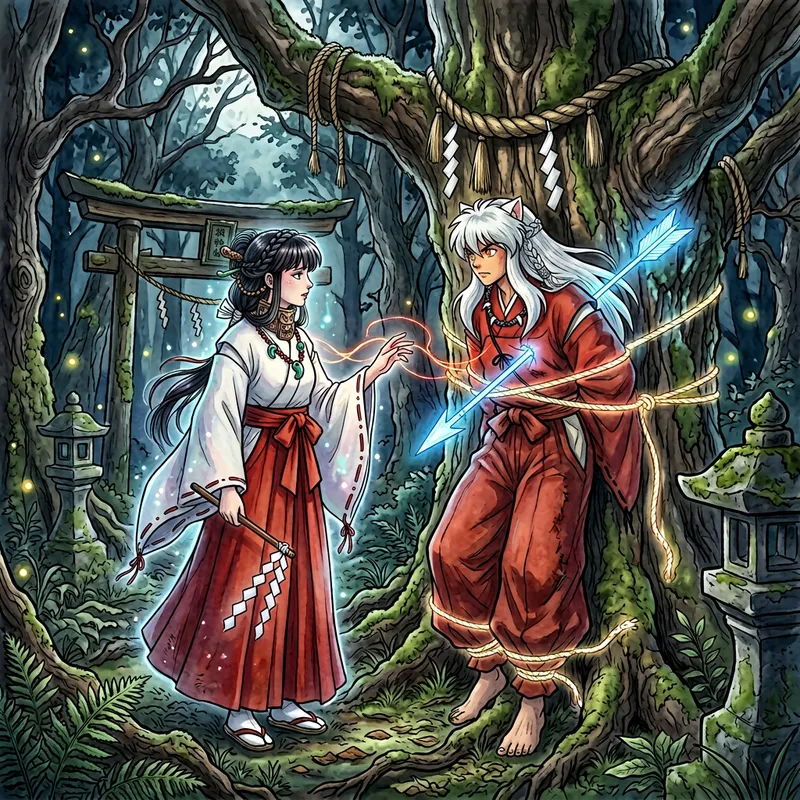 Kikyo and Inuyasha: A Tale of Love and Duty