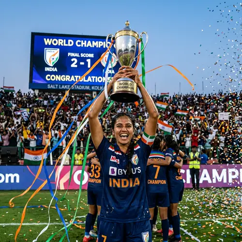 South Asian Athlete: Next World Champion Celebration
