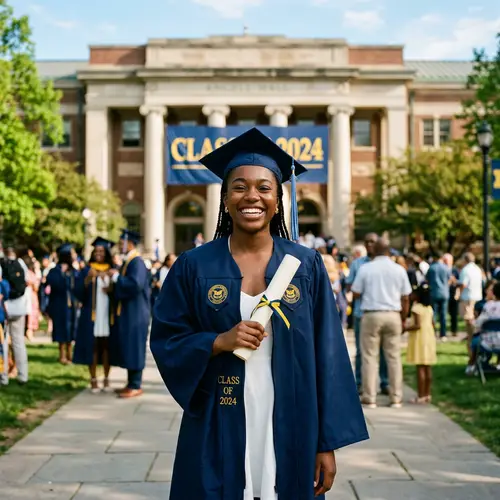 Proud Graduate Celebration: Cap & Gown Moments