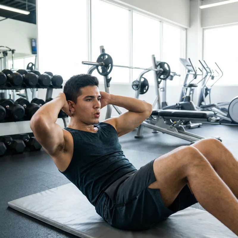 Strong Hispanic Male 20s with Ripped Abs | Fitness Scene