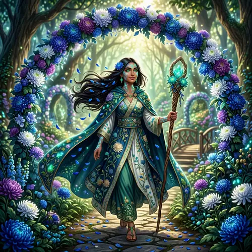 Lirael Greenleaf: Ethereal Floral Enchantress