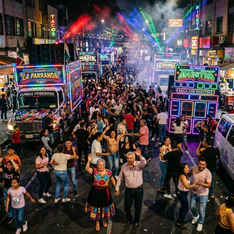 Cumbia Sonidera Parade: Celebrate with Decorated Cars