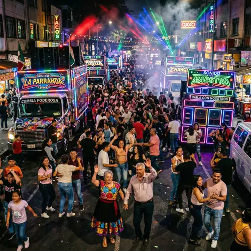 Cumbia Sonidera Parade: Celebrate with Decorated Cars