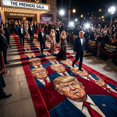 Donald Trump as a Red Carpet Image