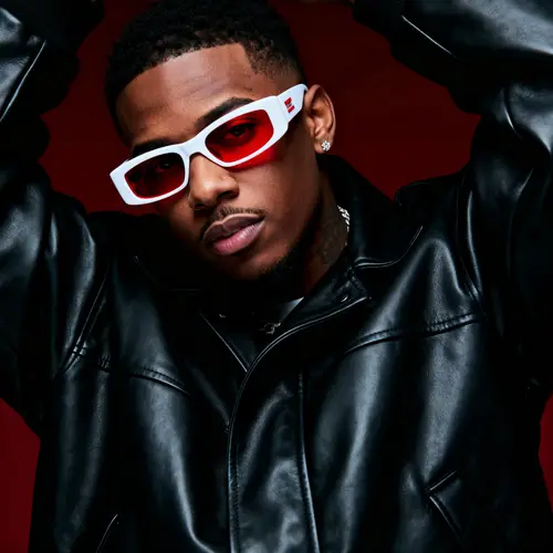 Confident Hip-Hop Style Portrait of a Rapper