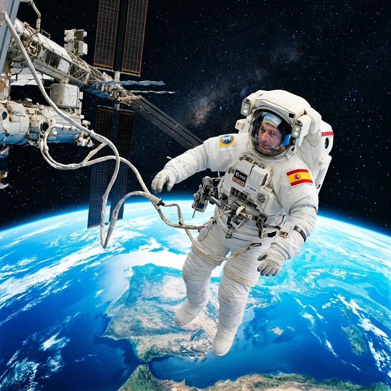 Spanish Astronaut in the Universe Spanish Astronaut in the Universe