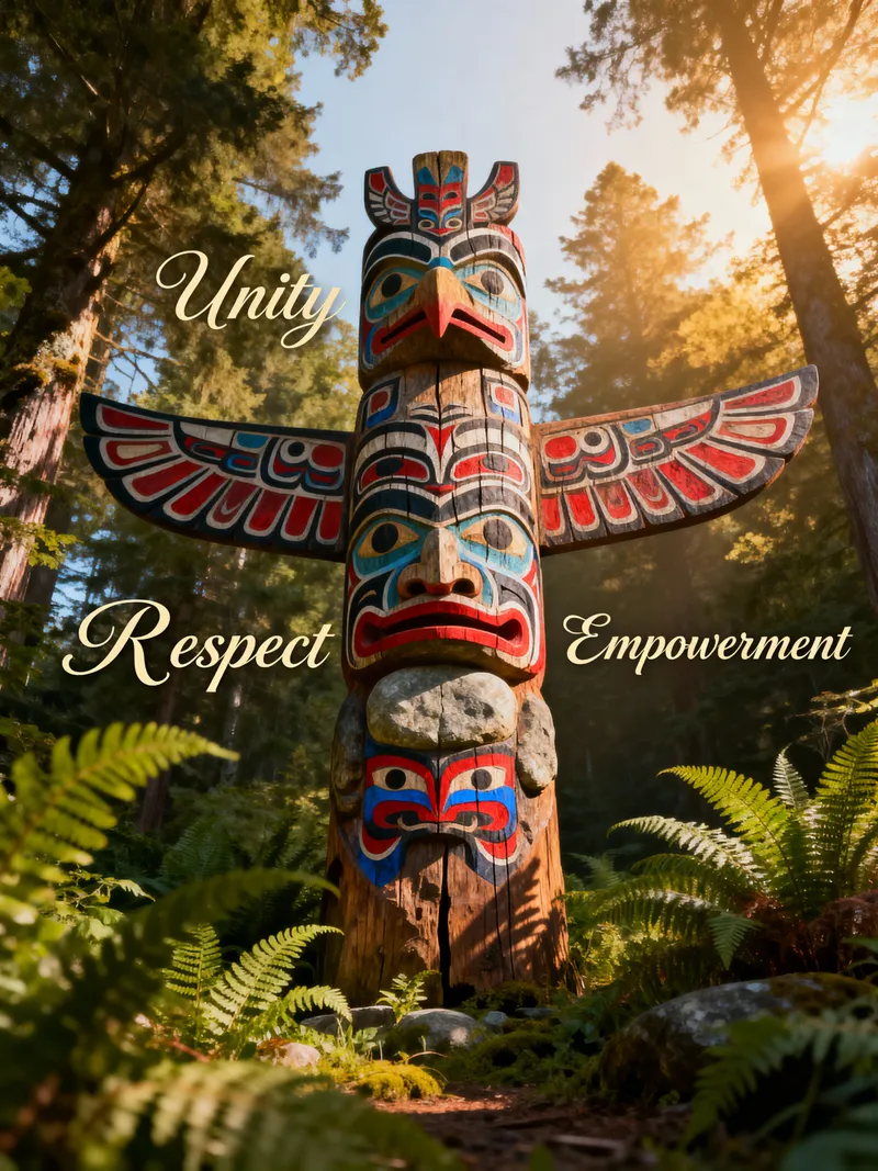 Vibrant Indigenous Cultural Poster Design