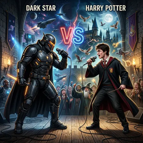 Darth Vader vs. Harry Potter Rap Battle at Hogwarts Castle