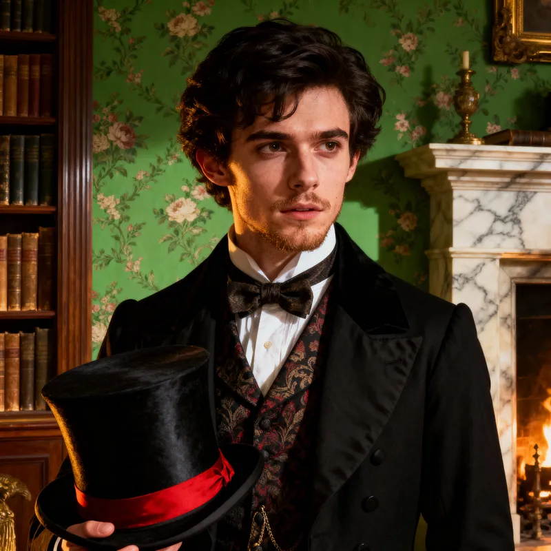 Victorian Portrait of a Young Man - Cinematic Realism