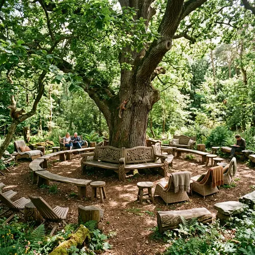 Nature-Inspired Seating Arrangement | Unique Outdoor Experience
