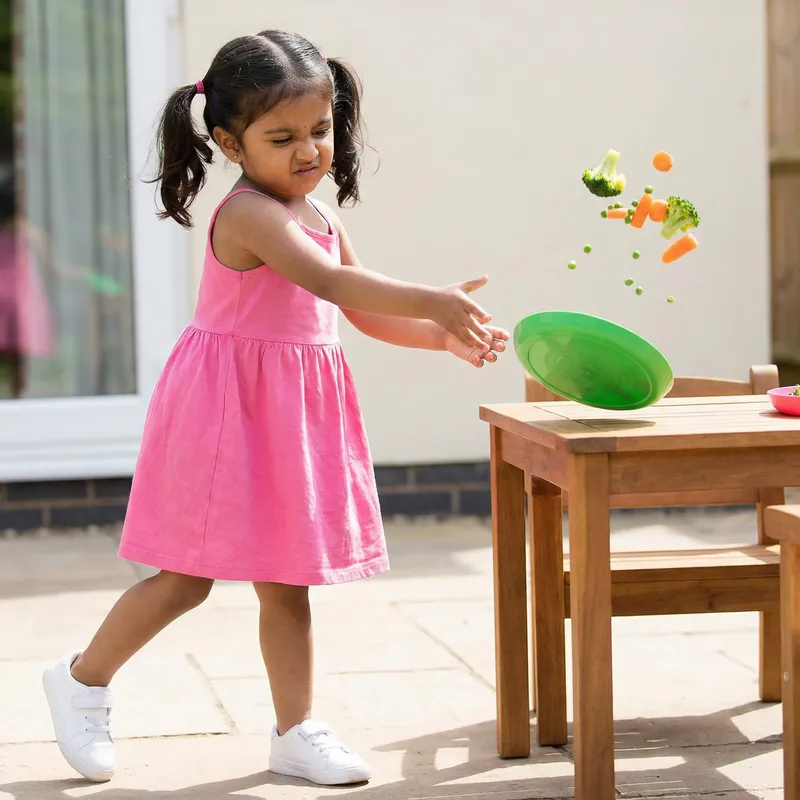 Girl Throwing Food - Funny Reaction Captured