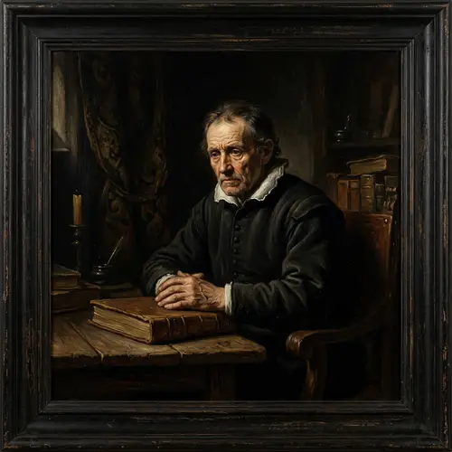 Darkly Themed 17th Century Art Piece