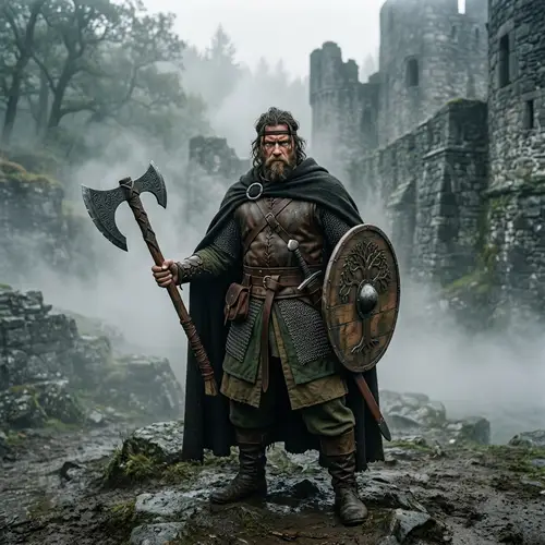 Son of the Earth Warrior - Medieval Mythical Character