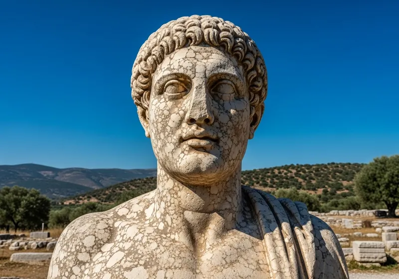 Ancient Greek Stoicism Sculpture Landscape