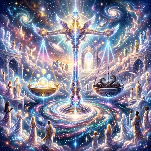 Divine Judgment: A Cosmic Balance of Good and Evil