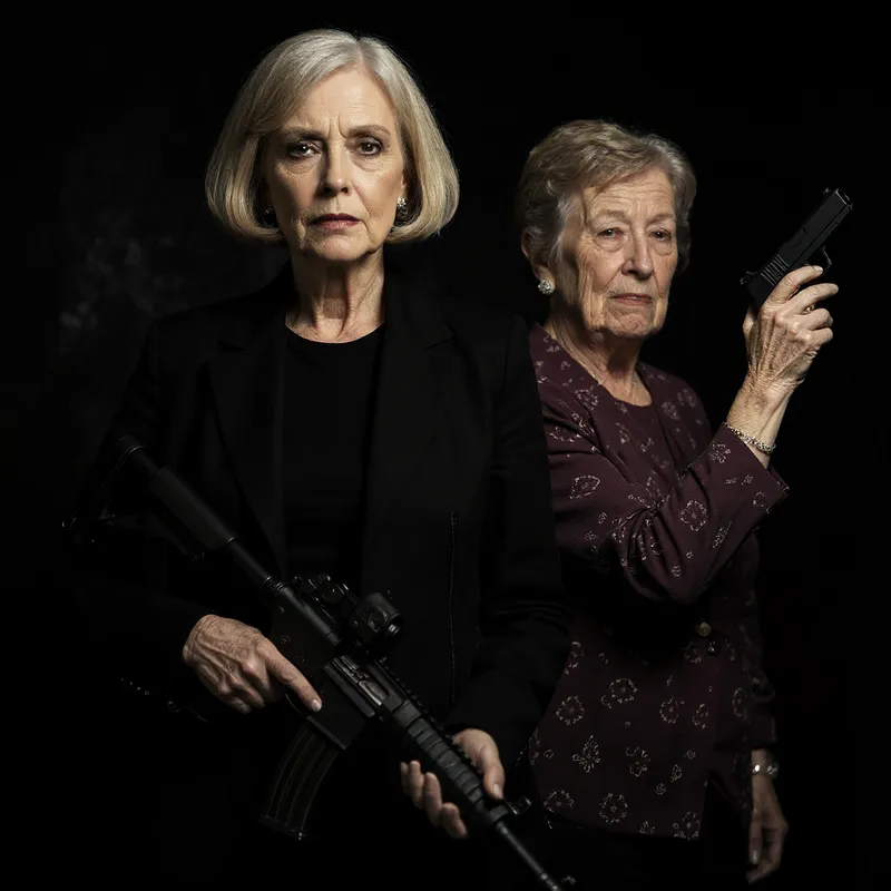 Dramatic Movie Poster: Magda & Esther's Thriller