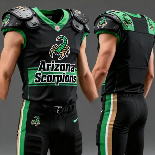 Pro Football Uniform for Arizona Scorpions
