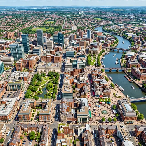 Urban Landscapes: A Bird's-Eye Perspective