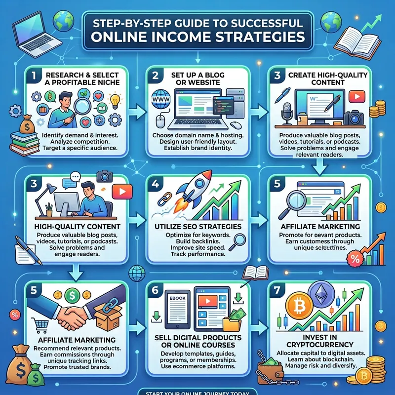 Successful strategies to make money online | Step-by-step guide Successful strategies to make money online | Step-by-step guide