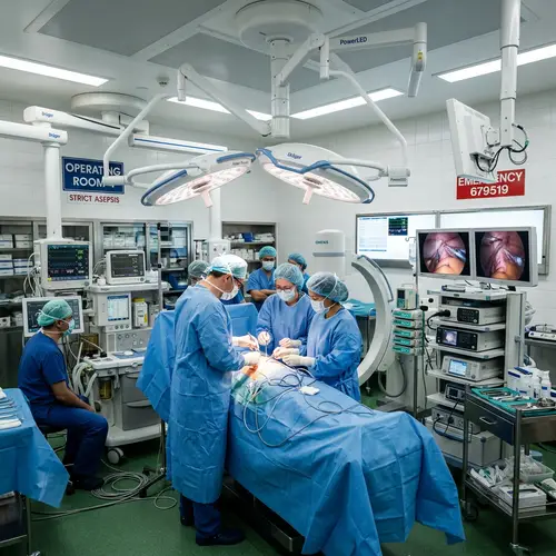 Modern Operation Theater Room with Equipment