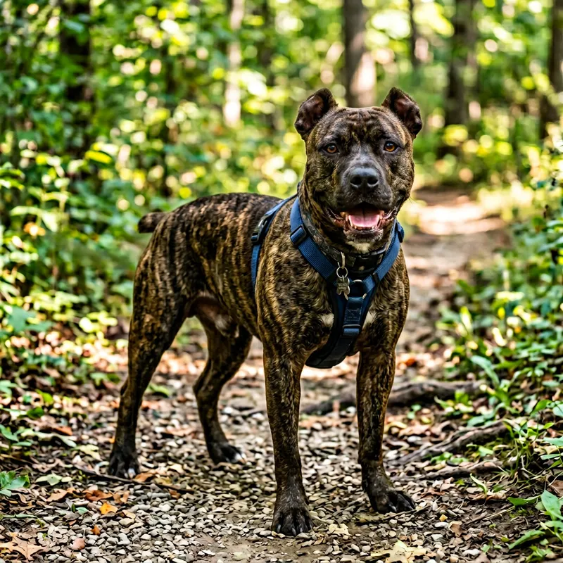 Realistic Pitbull Dog Depiction - Strong & Playful Realistic Pitbull Dog Depiction - Strong & Playful