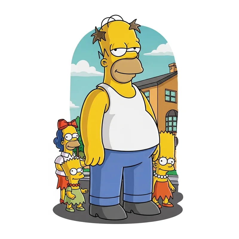 Homer Simpson: Iconic Cartoon Character