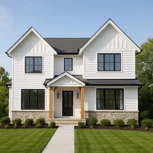 Modern Farmhouse Renovation with New Siding & Windows