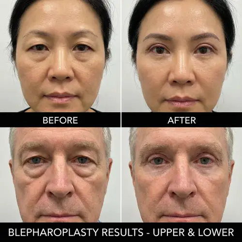 Hyperrealistic Eyelid Surgery Before and After Images