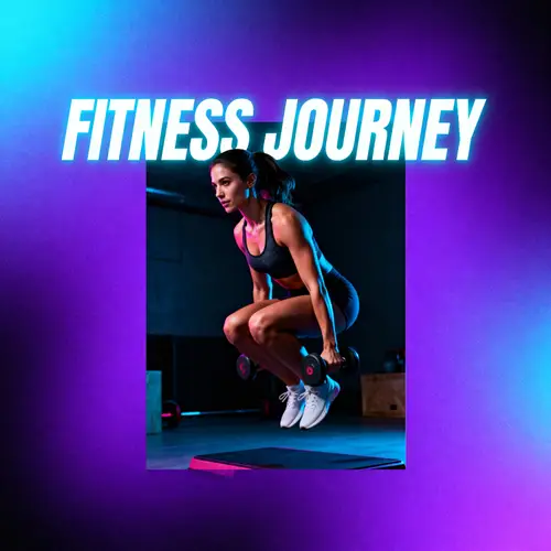 Dynamic Fitness Journey Vlog Cover Design