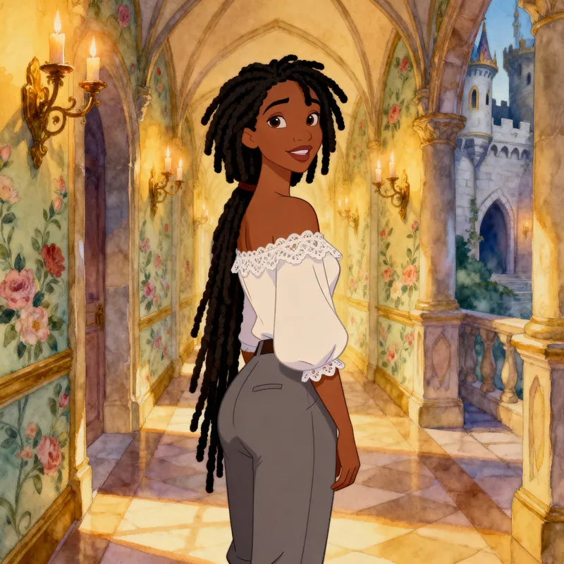 Disney-Inspired Style: Black Dreadlocks & Fashion