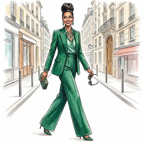 Stylish Woman: Confidence and Charisma with a Captivating Smile