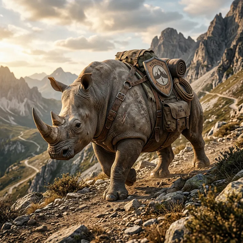 Create Resilient 3D Rhino Character