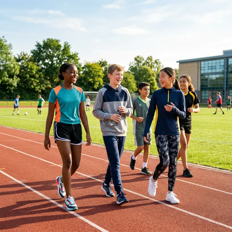 Stylish Unisex Sportswear for Middle School Students