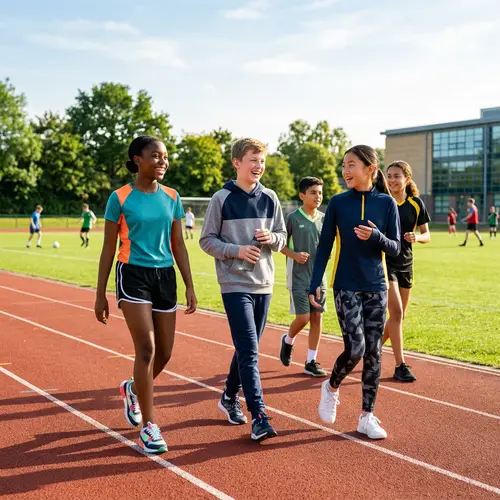 Stylish Unisex Sportswear for Middle School Students