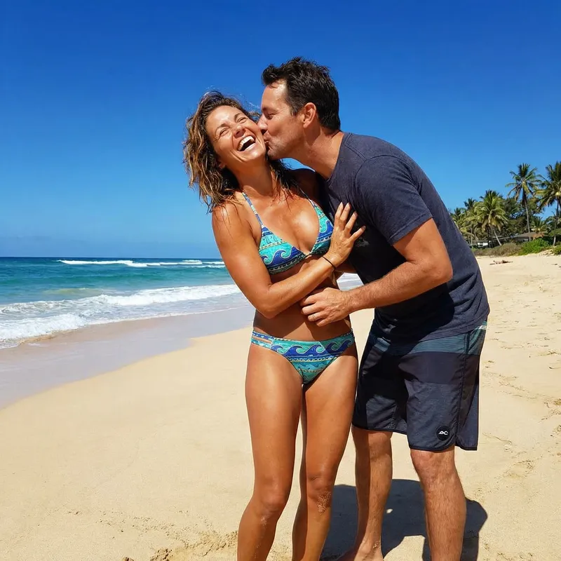 Playful Beach Moments: Sun, Sand, and Laughter