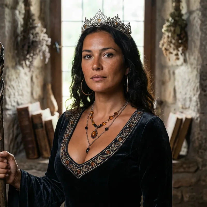 Enchanting Sorceress Image - Realistic Fantasy Art