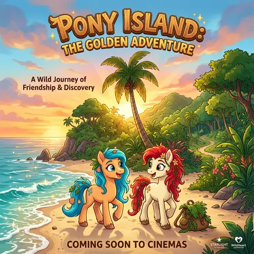Animated Pony Adventure: Deserted Island Poster