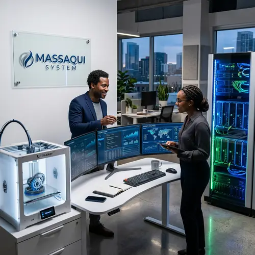 Modern Office Setup with Advanced Technologies