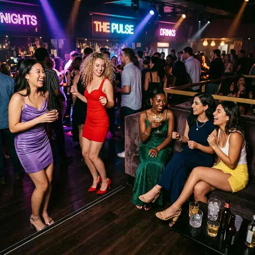 Fun Night Out with Diverse Club Girls