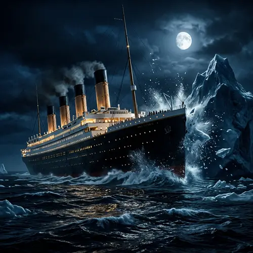Titanic’s Catastrophic Clash with an Iceberg