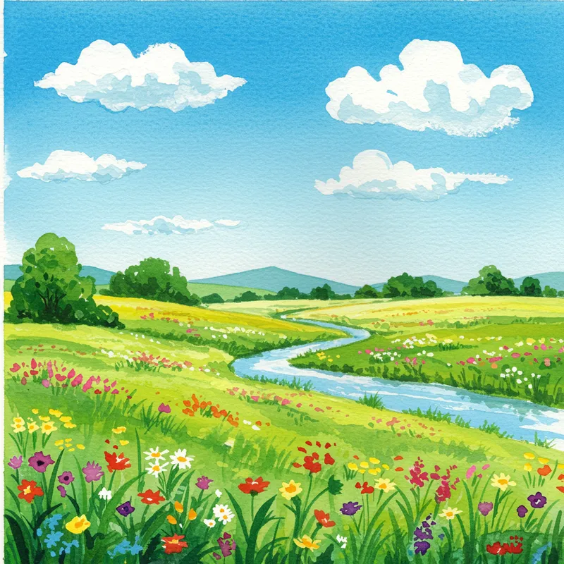 Stunning Watercolour Painting Artwork